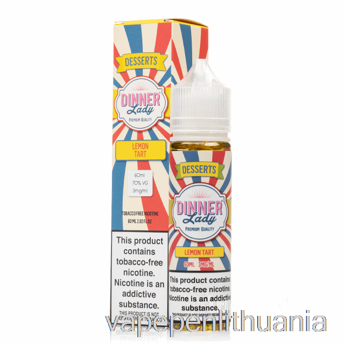 Citrininė Tarta - Vape Vakarienė Panele - 60ml 0mg Vape Skystis